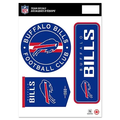 NFL Team Vinyl Decal Set Bills