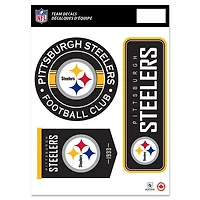 NFL Team Vinyl Decal Set Steelers