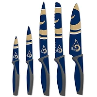 NFL 5 Piece Cutlery Knife Set Rams