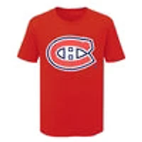 NHL T-Shirt Logo Canadiens Caufield (Old Number) Red