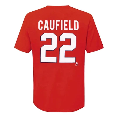 NHL T-Shirt Logo Canadiens Caufield (2020-2024 Number)