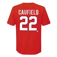 NHL T-Shirt Logo Canadiens Caufield (Old Number) Red