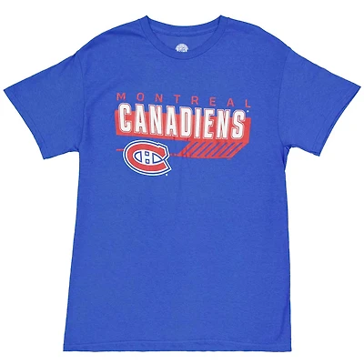 NHL T-Shirt Blue Wordmark Canadiens