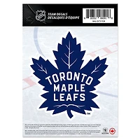 NHL Team Decal 5" x 7" Individual Maple Leafs
