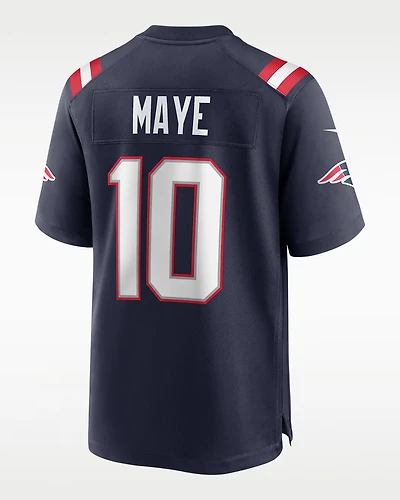NFL Player Game Superbowl LIX Jersey Home Drake Maye Patriots
