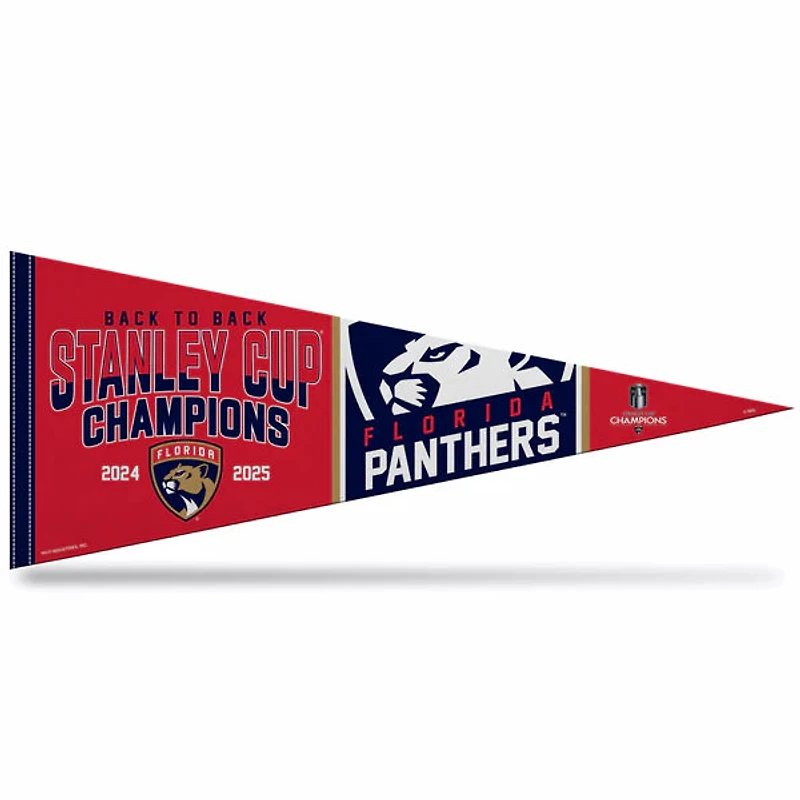 NHL Soft Felt Pennant 2025 Stanley Cup Champions Panthers