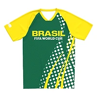 FIFA World Cup 2026 Youth Sublimated Jersey Brazil National Football Team
