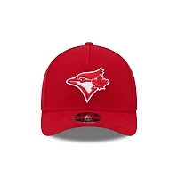 MLB Hat 940 A-Frame Snapback Red Blue Jays