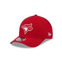 MLB Hat 940 A-Frame Snapback Red Blue Jays