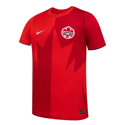 Canadian Soccer Association Youth FIFA World Cup 2026 Red Stadium Replica Jersey Team Canada