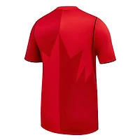 Canadian Soccer Association Youth FIFA World Cup 2026 Red Stadium Replica Jersey Team Canada