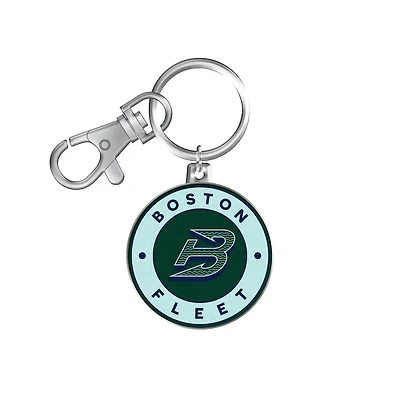 PWHL Keychain and Swivel Clip Logo Boston Fleet