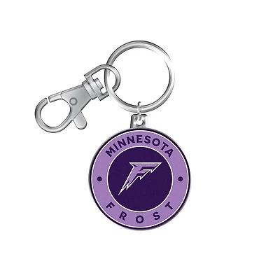 PWHL Keychain and Swivel Clip Logo Minnesota Frost