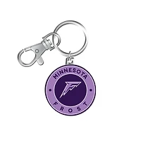 PWHL Keychain and Swivel Clip Logo Minnesota Frost