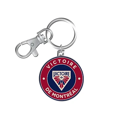 PWHL Keychain and Swivel Clip Logo Montreal Victoire