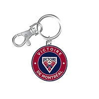 PWHL Keychain and Swivel Clip Logo Montreal Victoire