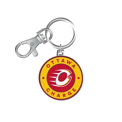 PWHL Keychain and Swivel Clip Logo Ottawa Charge