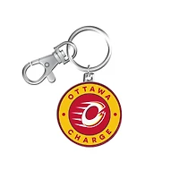 PWHL Keychain and Swivel Clip Logo Ottawa Charge