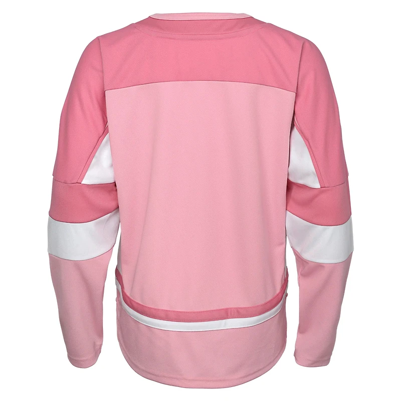 NHL Toddler Fashion Jersey Maple Leafs (Pink)