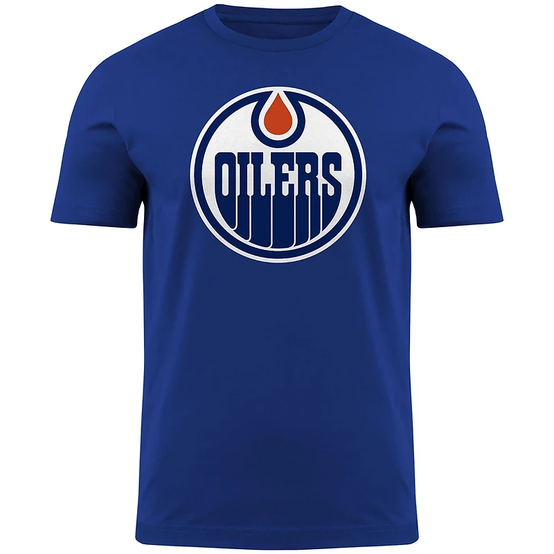 NHL T-Shirt Primary Logo Oilers (Blue)