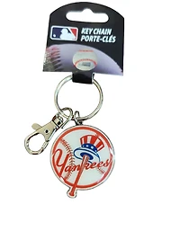 MLB Keychain and Swivel Clip Logo Yankees