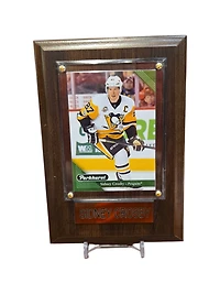 NHL Collectible Plaque with Card 4x6 Parkhurst Sidney Crosby Penguins