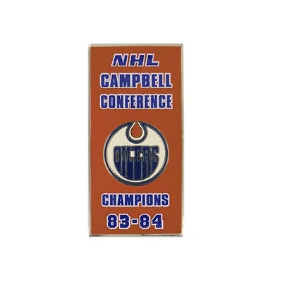 NHL Lapel Pin Campbell Conference Champs 83-84 Oilers