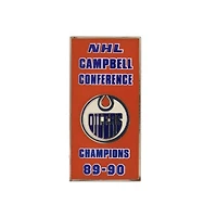 NHL Lapel Pin Campbell Conference Champs 89-90 Oilers