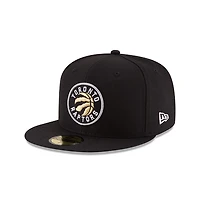NBA Hat 5950 Solid Team Raptors (Black)