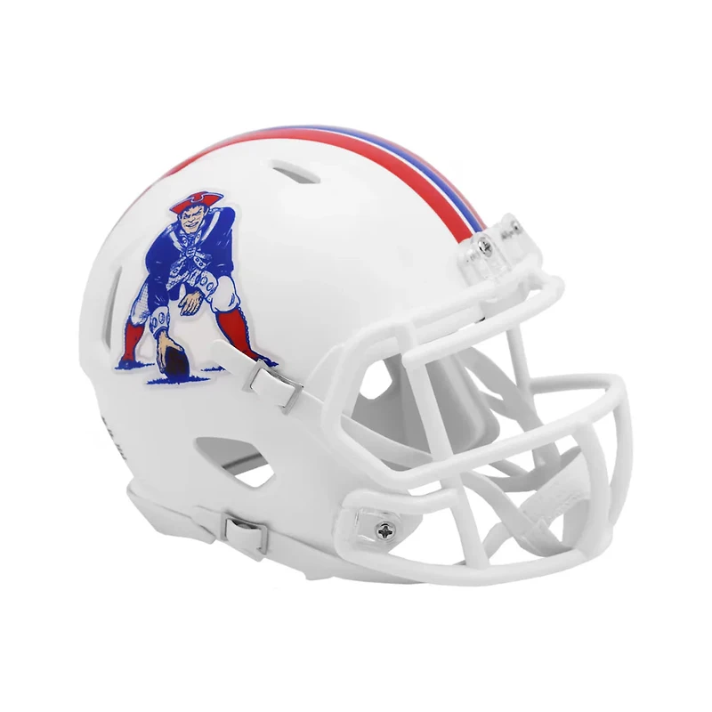 NFL Mini Helmet Speed Throwback 1982-1989 Patriots