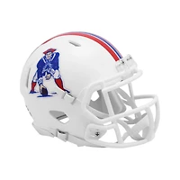 NFL Mini Helmet Speed Throwback 1982-1989 Patriots