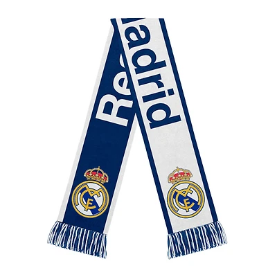 La Liga Scarf Knit Wordmark Double Sided Real Madrid CF