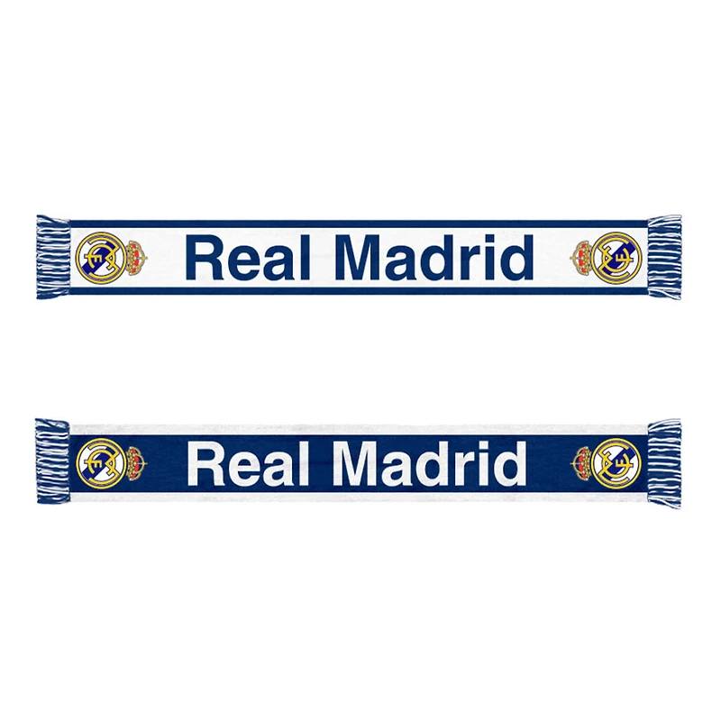 La Liga Scarf Knit Wordmark Double Sided Real Madrid CF