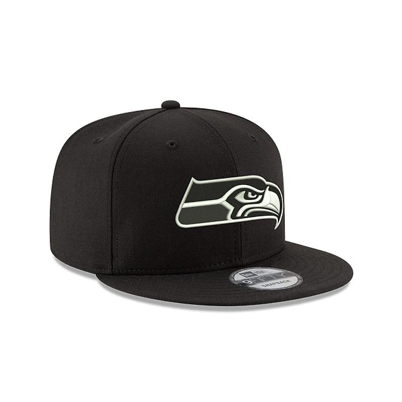 NFL Hat 950 Basic Snapback Black and White Seahawks