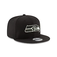 NFL Hat 950 Basic Snapback Black and White Seahawks