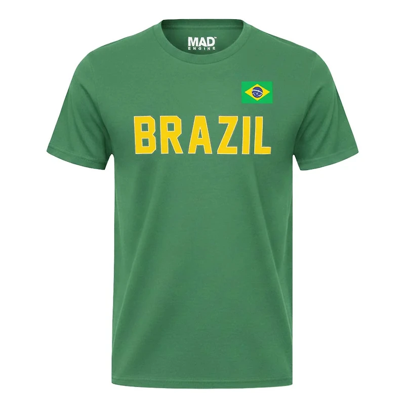 Country T-Shirt Flag Brazil