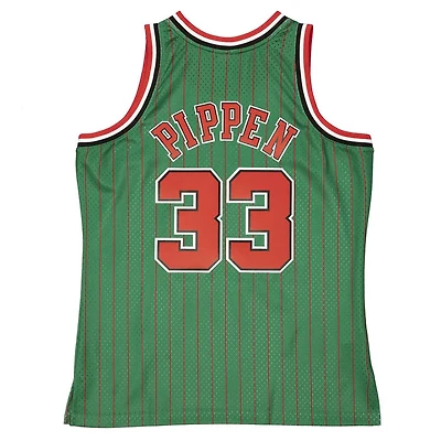 NBA Hardwood Classics Player 1995-96 Swingman Jersey Scottie Pippen Bulls (Green w/Pinstripes)