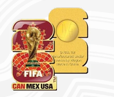 FIFA World Cup 2026 Host Countries Canada Lapel Pin