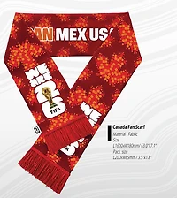 FIFA World Cup 2026 Fan Scarf Host Countries