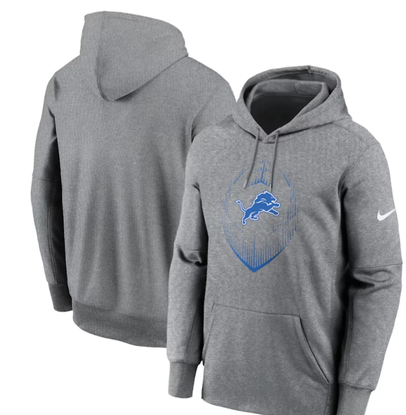 NFL Hoodie Pull Over Therma Icon Performance 2024 Lions