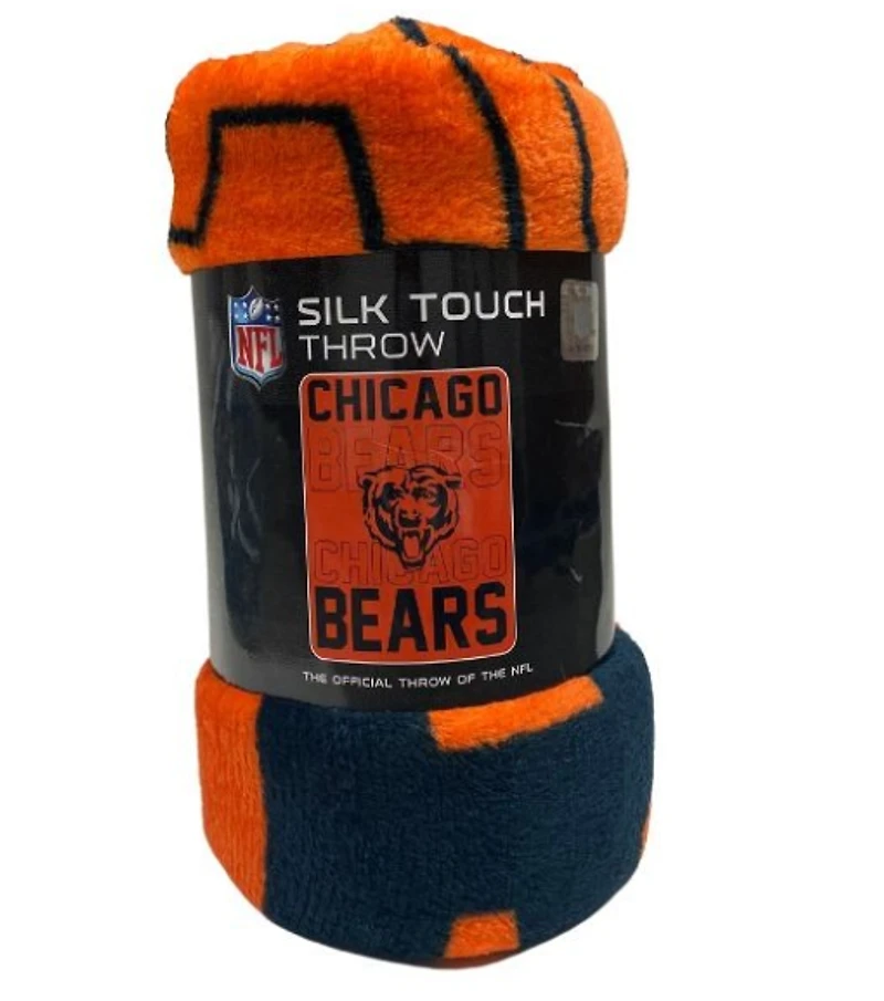 NFL Fleece Throw Silk Touch Bears