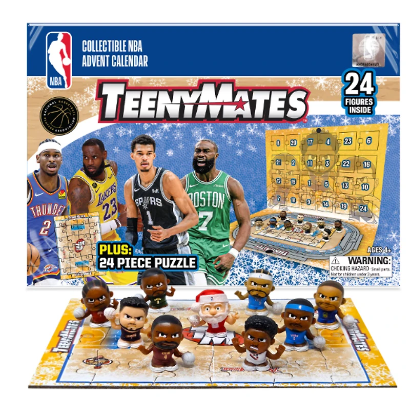 NBA Collectible Figure Advent Calendar Teenymates 2025