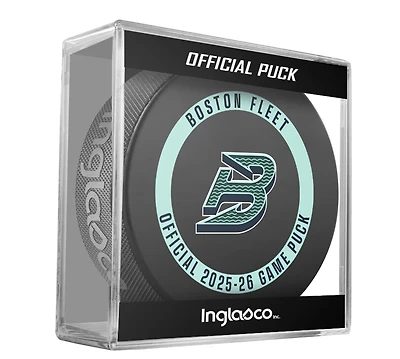 PWHL Game Puck 2025-26 Boston Fleet