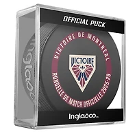 PWHL Game Puck 2025-26 Montreal Victoire