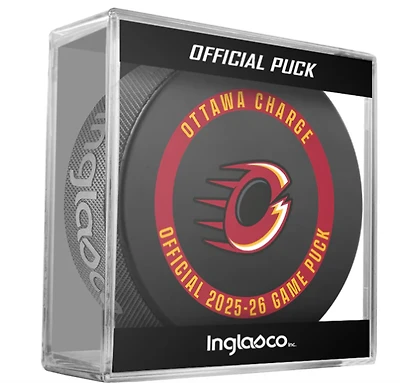 PWHL Game Puck 2025-26 Ottawa Charge