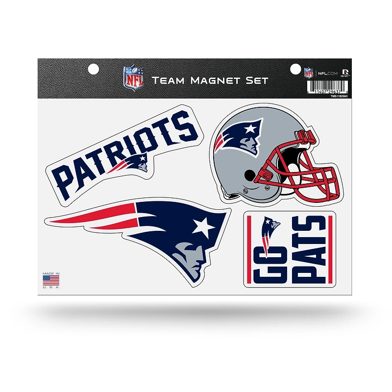 NFL Team Magnet Set Patriots