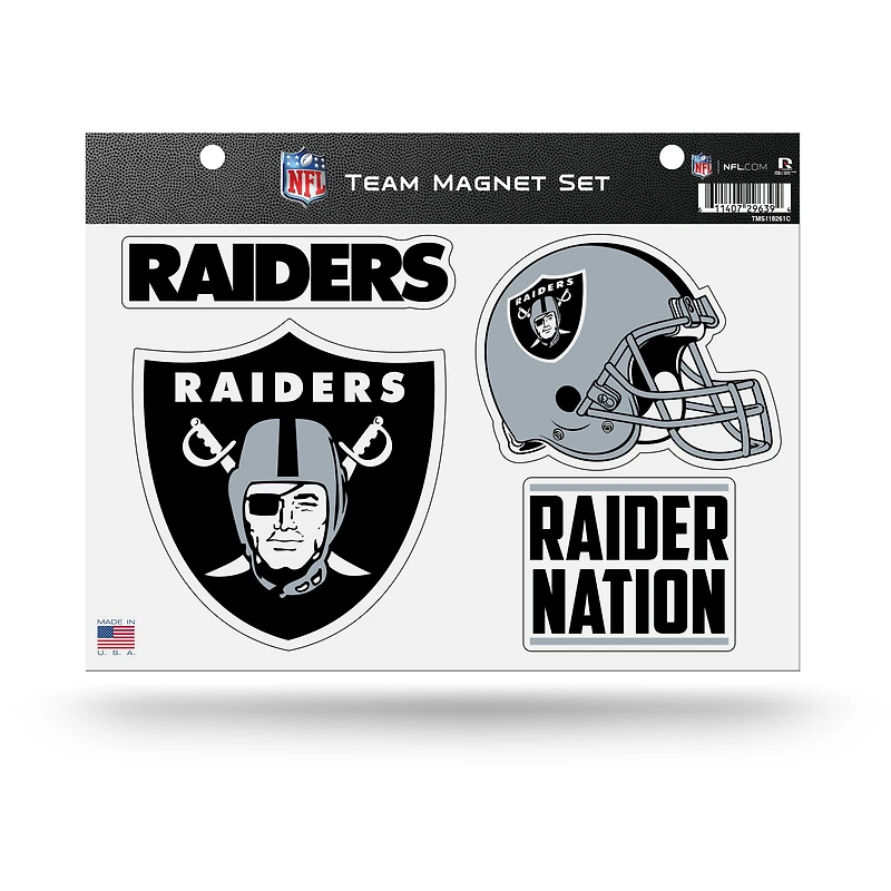 NFL Team Magnet Set Raiders