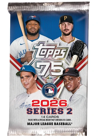 MLB Baseball Trading Cards Topps 2026 Topps 75 Series Two (Single Pack)