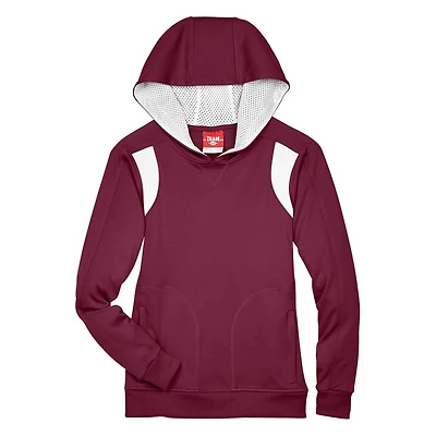 Team 365 Youth Blank Hoodie Elite Performance Maroon