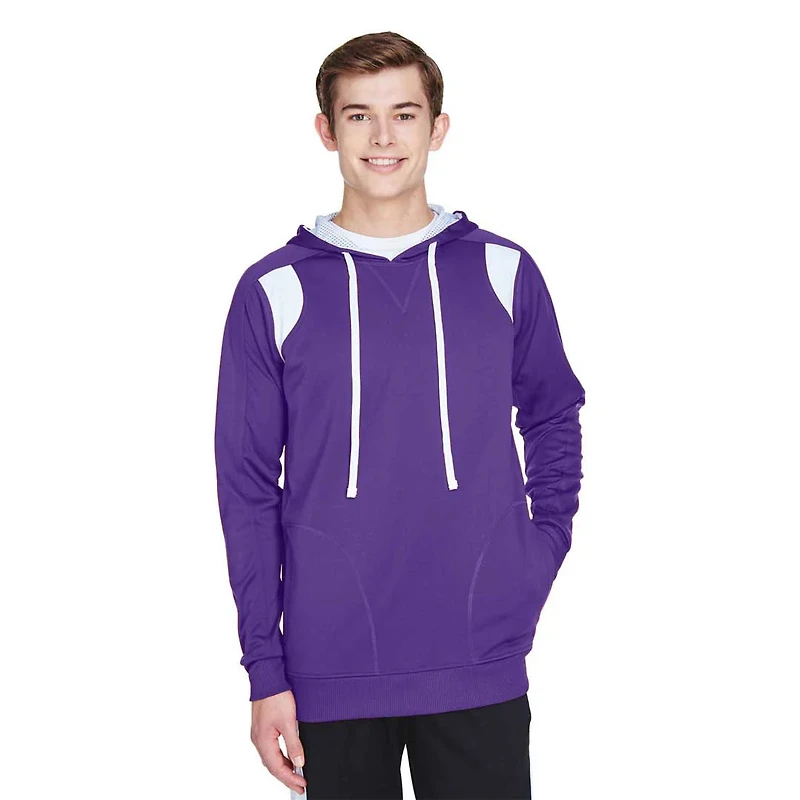 Team 365 Blank Hoodie Elite Performance Purple
